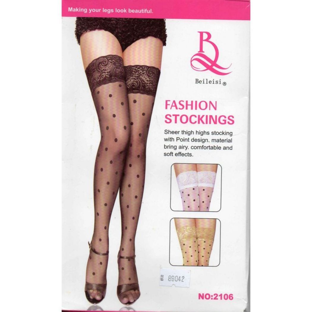 Women Ladies Fancy Leg Stocking